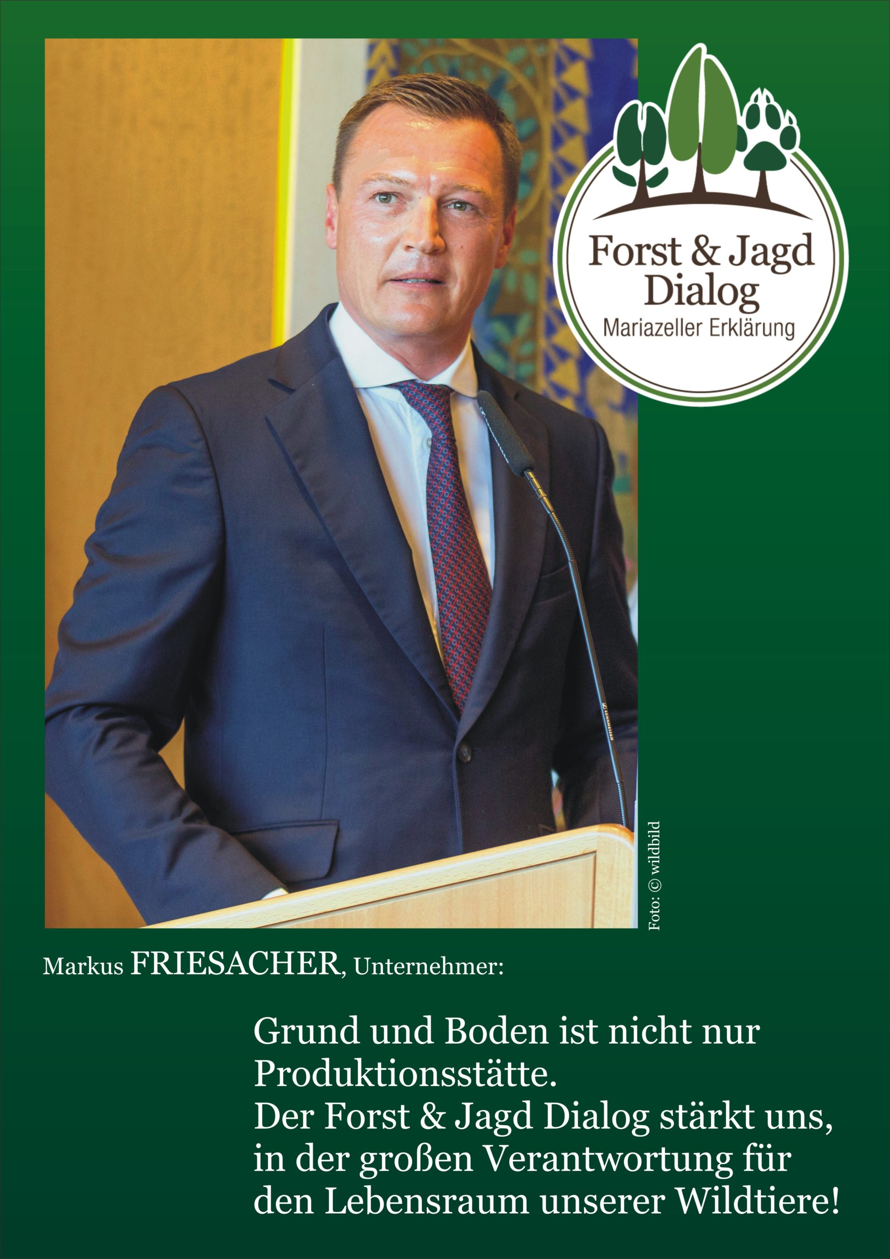 Partner & Prominente Stimmen, Forst & Jagd Dialog Österreich