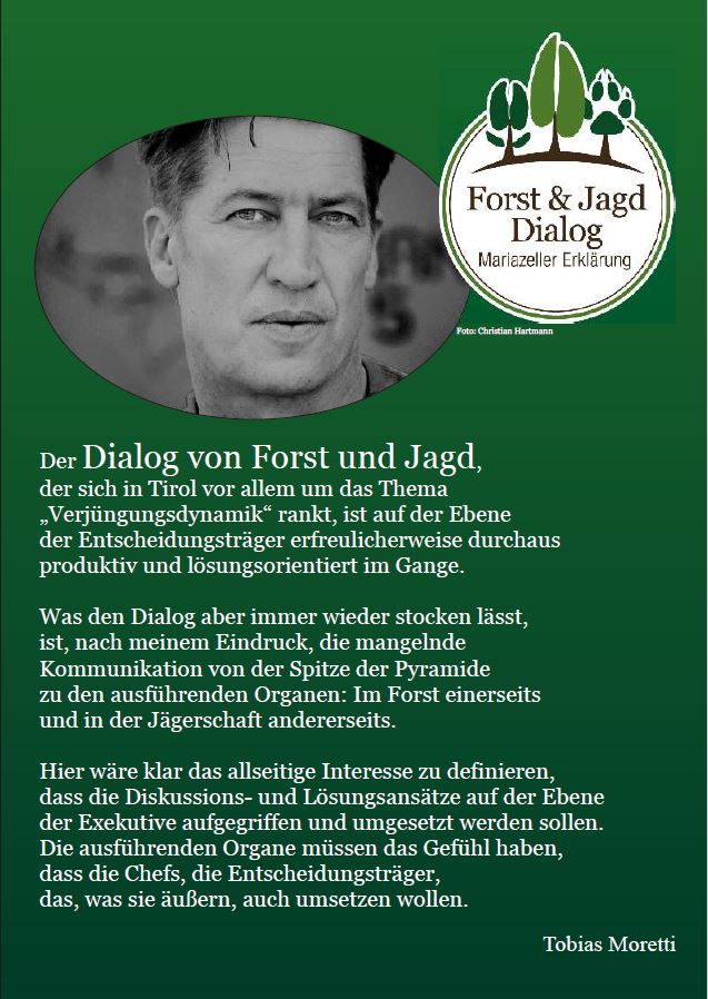 Partner & Prominente Stimmen, Forst & Jagd Dialog Österreich