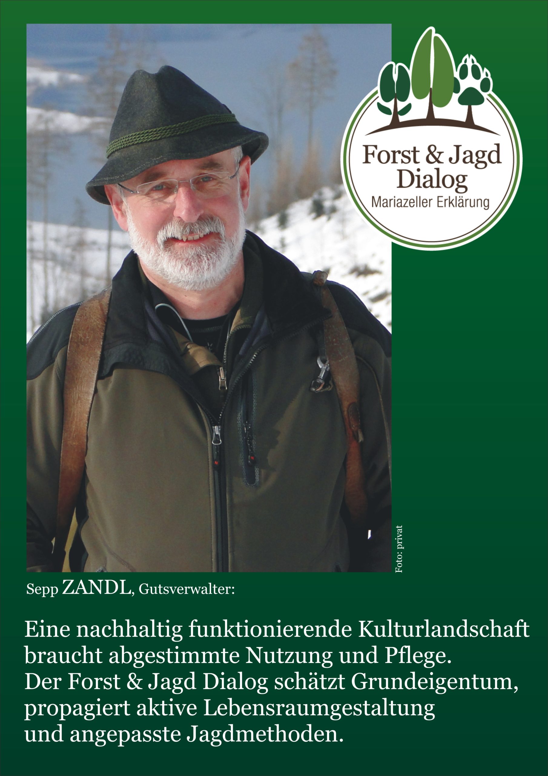 Partner & Prominente Stimmen, Forst & Jagd Dialog Österreich