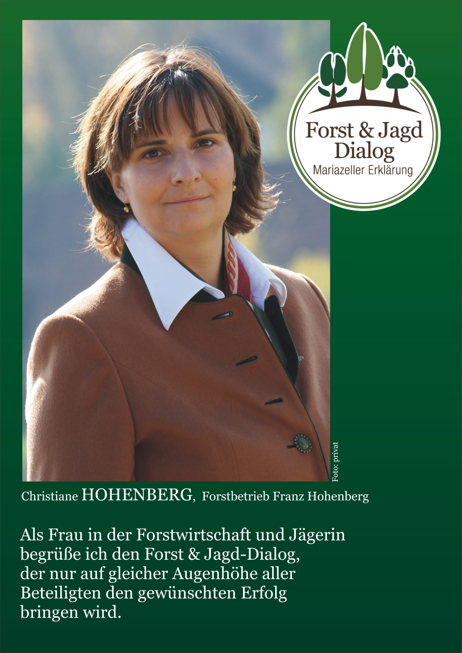 Partner & Prominente Stimmen, Forst & Jagd Dialog Österreich